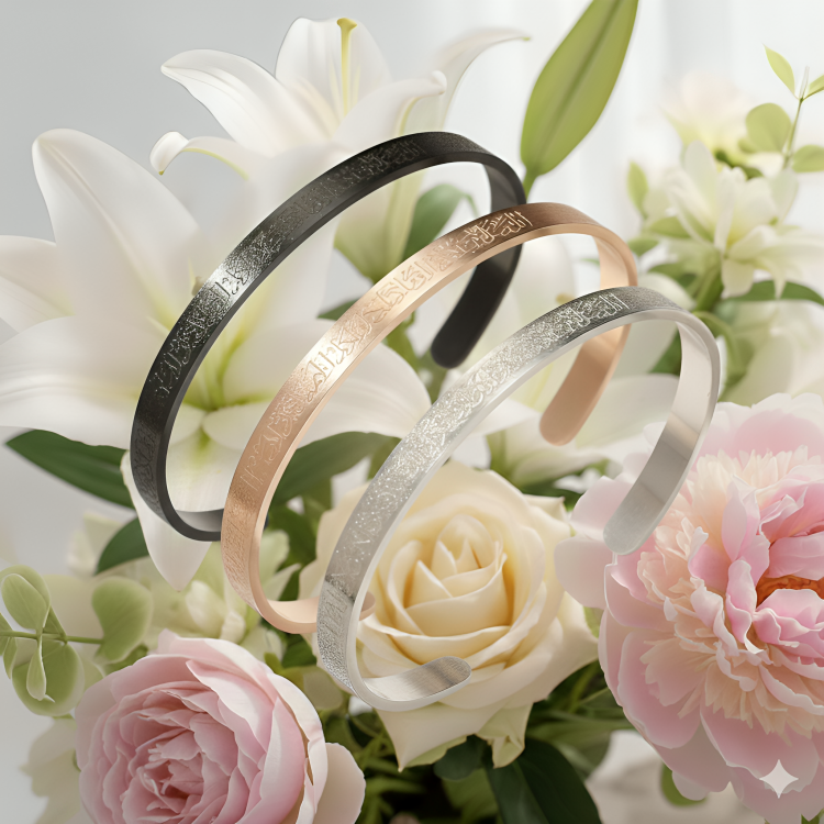 hand cuff 7 Ayat ul Kursi Hand Cuff B Zara Jewellers