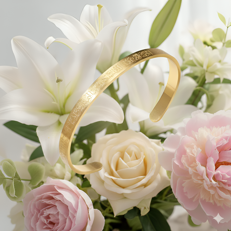 hand cuff 8 Ayat ul Kursi Hand Cuff By Zara Jewellers