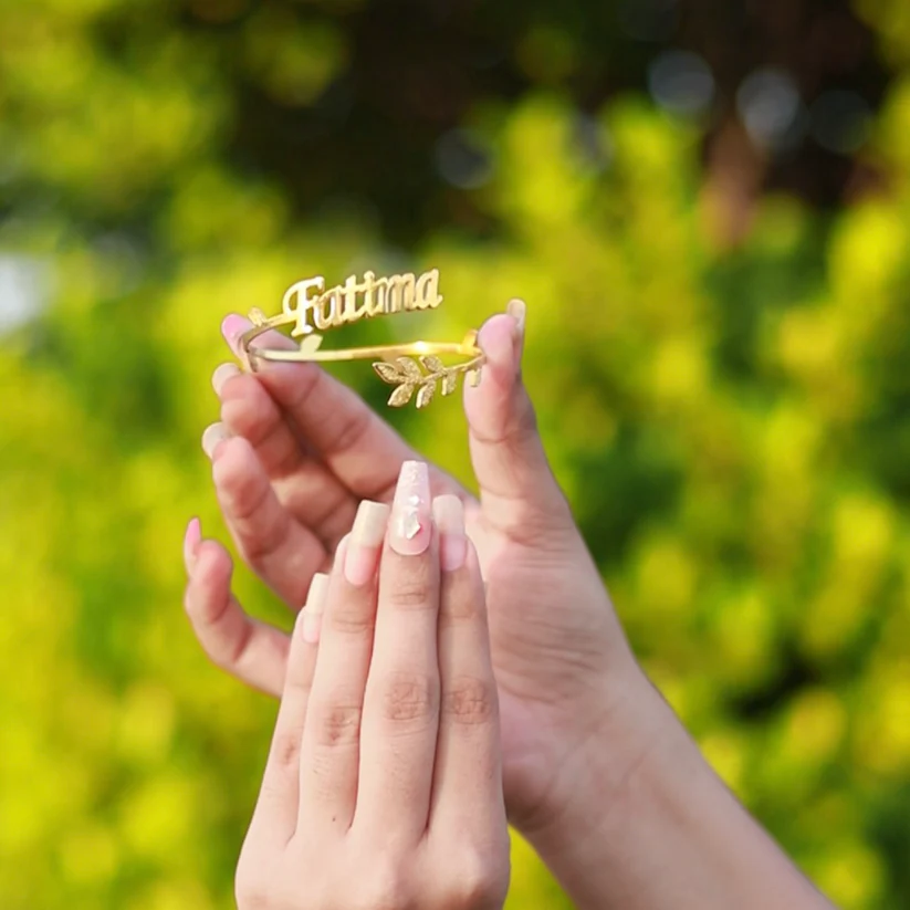 Customize Name Bangle By Zara Jewellers