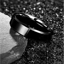 Couple Statement Ring Black