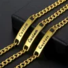 cuban bracellet 1 Customize Golden Cuban Bracellet By Zara Jewellers Pakistan