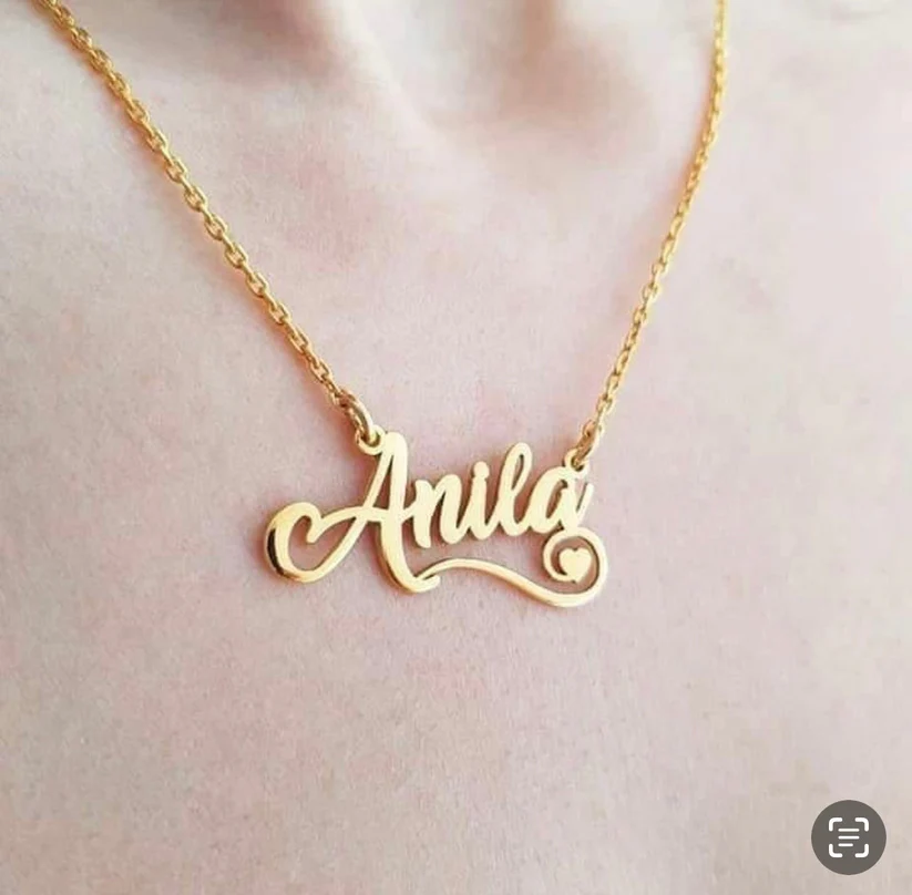 customize name locket Customize Name Necklace