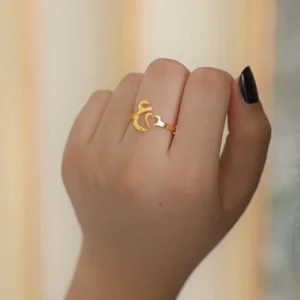 Arabic Letter Name Ring