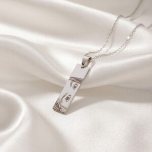 Vertical Eye Bar Necklace By Zara Jewellers