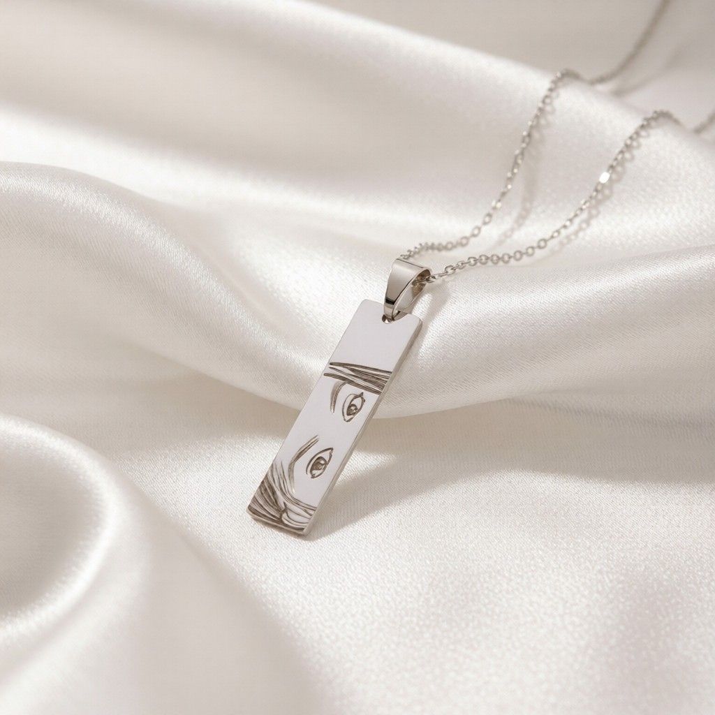 Vertical Eye Bar Necklace By Zara Jewellers