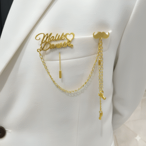 Groom Coat Pin Brooch Design