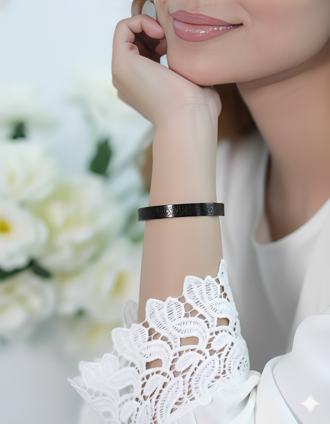 hand cuff 10 Ayat ul Kursi Hand Cuff Bracellet By Zara Jewellers Pakistan