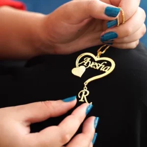 Single Initial Necklace