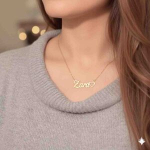 Single Initial Necklace Gold By Zara Jewellers