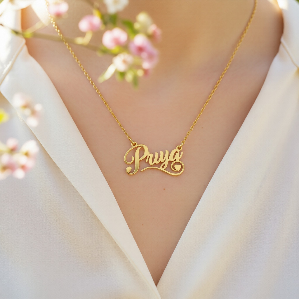 Customize Name Necklace By Zara jewellers