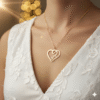 Special Double Heart Necklace By Zara Jewellers