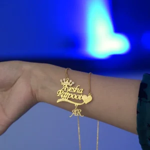 Beautiful Name Necklace Gold