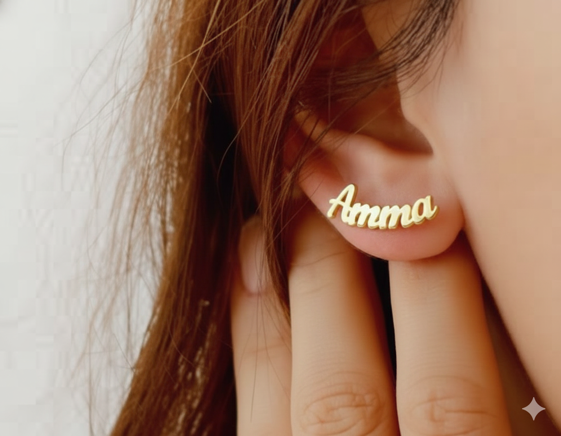 Name Earring For Girls