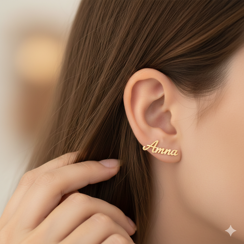 Name Earring For Girls