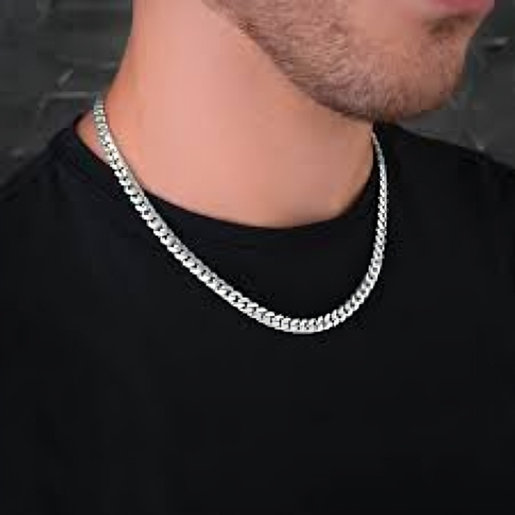 Silver Cuban Chain By Zara Jewellers