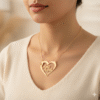necklace 2 Heart With Name Necklace