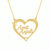 necklace 3 Heart With Name Necklace