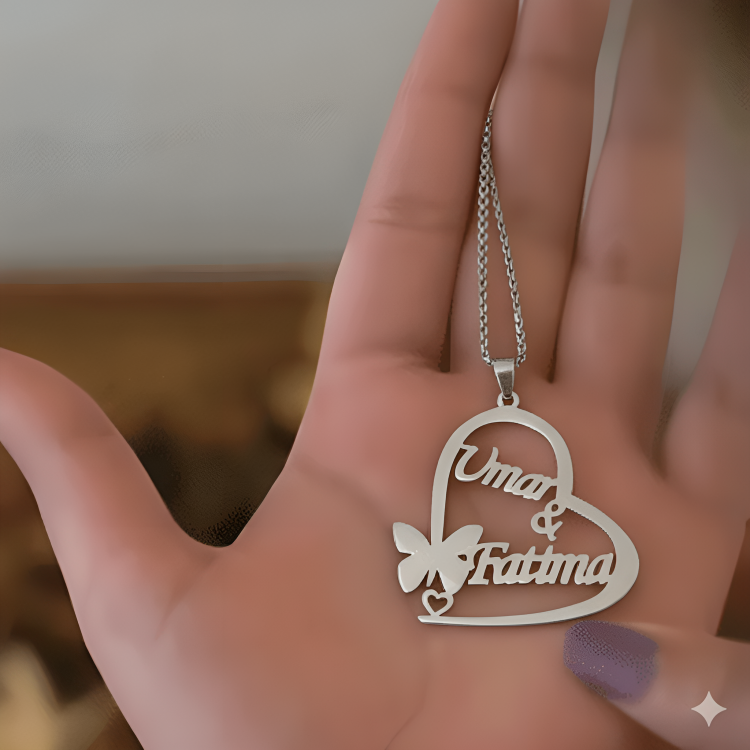 Heart Shape Customize Necklace