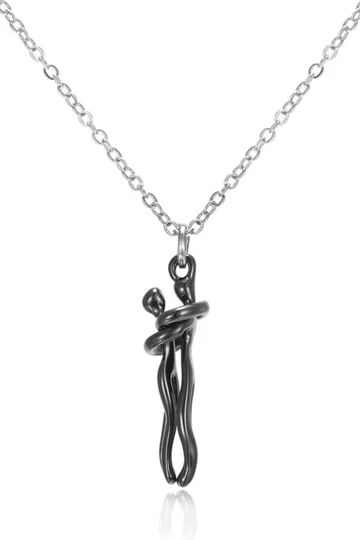 Hug Couple necklace By Zara Jewellers