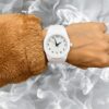 white watch 01 White Arabic Aura Watch By Zara Jewellers