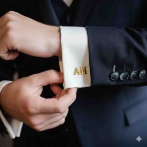 Customize Name Cuff link By Zara Jewellers