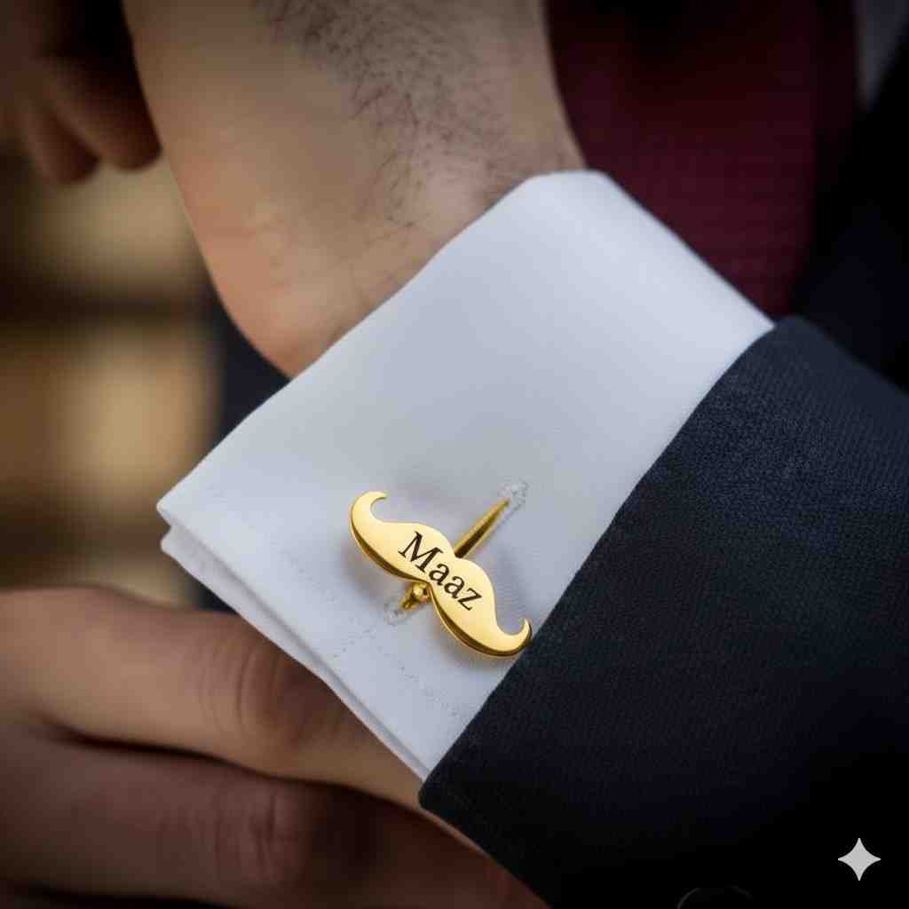 Golden Cufflink Form Men Pakistan By Zara Jewellers Golden Cufflink Form Men Pakistan By Zara Jewellers