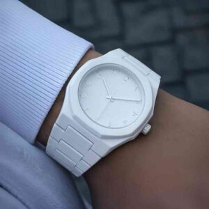 White Arabic Dial Watch for Men By Zara Jewellers
