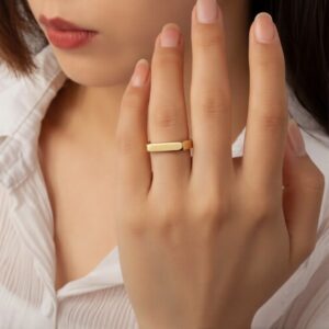 Couple Bar Ring By Zara Jewellers