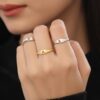 bookstave-ring Bookstave Initial Ring By Zara Jewellers