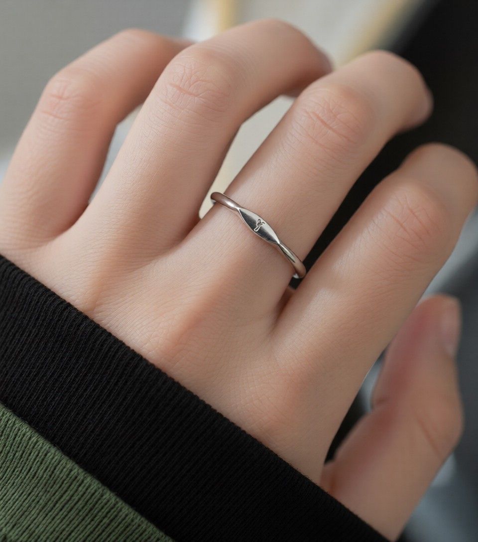 bookstave ring 3 Bookstave Initial Ring By Zara Jewellers