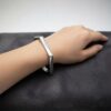 HexEdge Hand Cuff Bangle For Men By Zara Jewellers