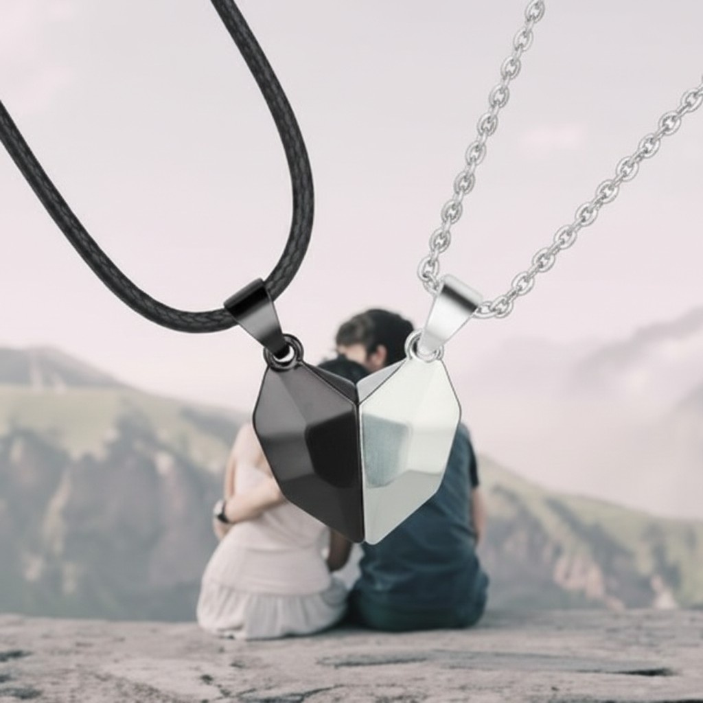 Couple Matching Heart Necklace By Zara Jewellers Couple Matching Heart Necklace By Zara Jewellers