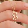 Beautiful Initial Name Necklace By Zara Jewellers Beautiful Initial Name Necklace By Zara Jewellers
