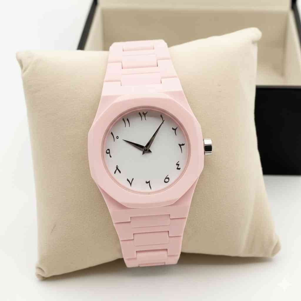 Pink Arabic Aura Watch By Zara Jewellers Pink Arabic Aura Watch By Zara Jewellers