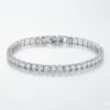 Silver Tennis Bracelet By Zara Jewellers