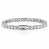 Silver Tennis Bracelet By Zara Jewellers