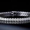 Silver Tennis Bracelet By Zara Jewellers