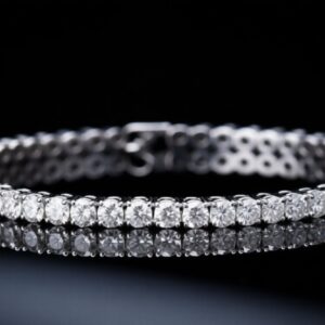 Silver Tennis Bracelet By Zara Jewellers