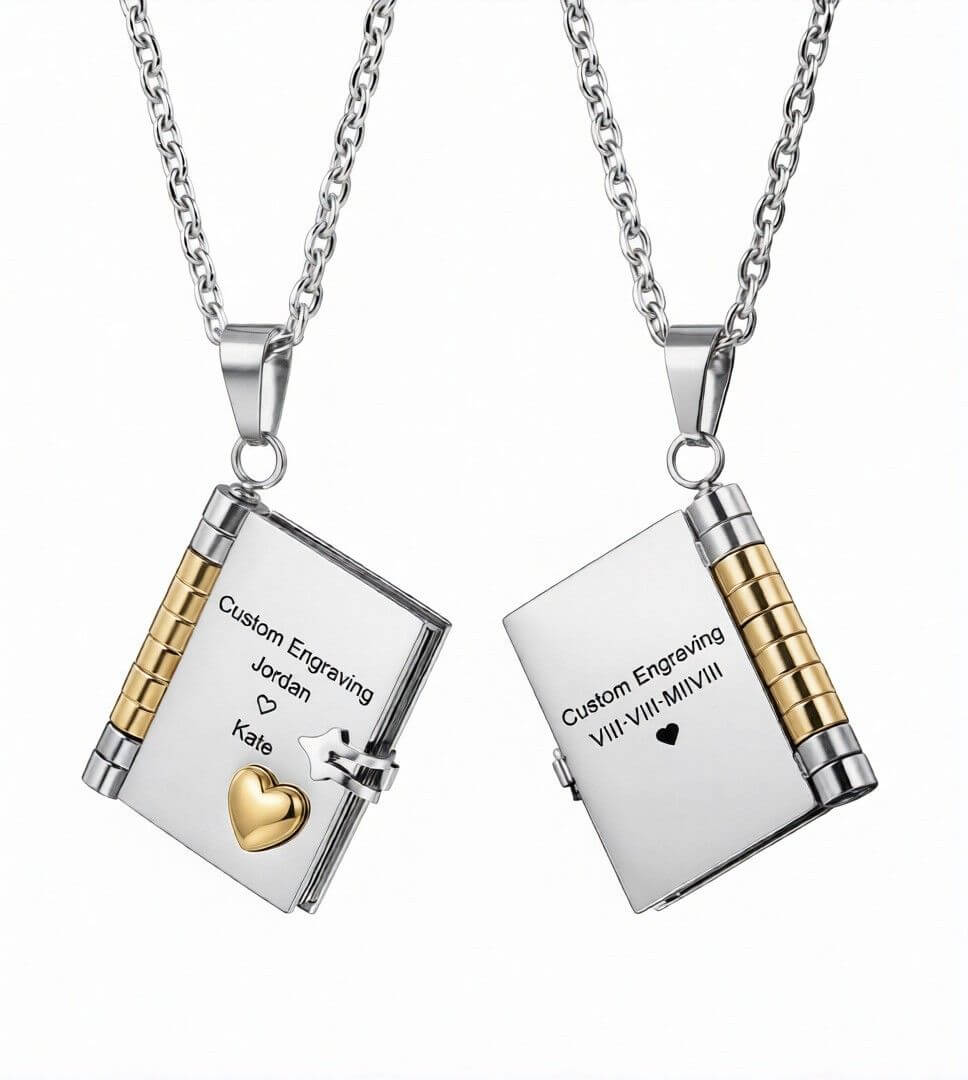 Book Necklace By Zara Jewellers