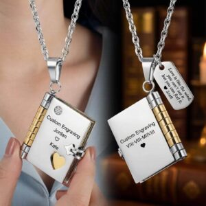 Book Necklace By Zara Jewellers