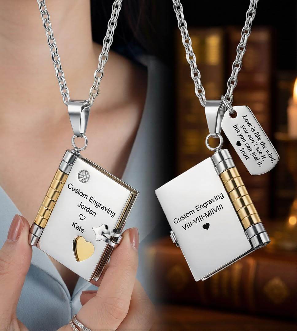 Book Necklace By Zara Jewellers