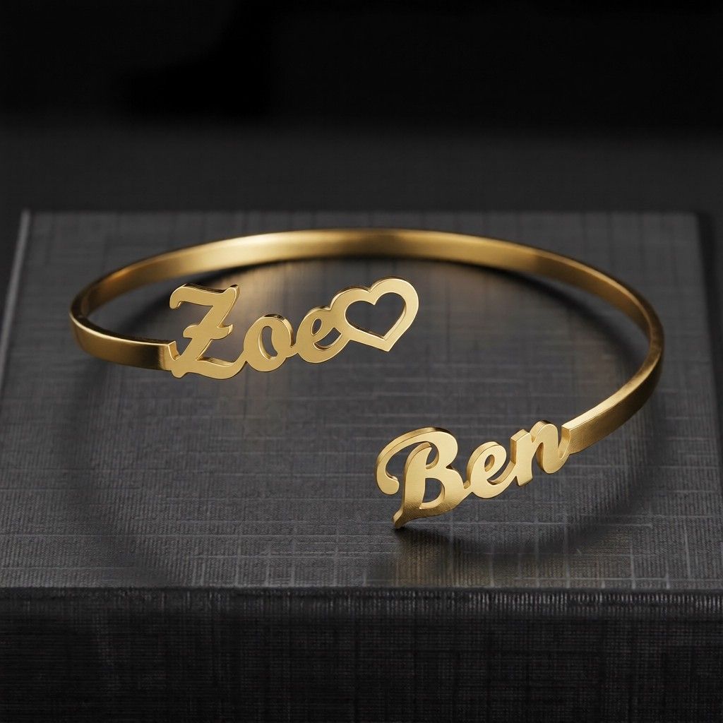 Customize Golden Bangle By Zara Jewellers