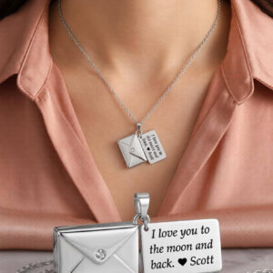 Envelope Necklace By Zara Jewellers