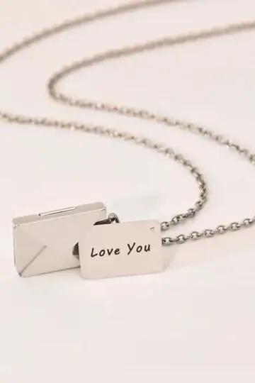 Envelope Necklace By Zara Jewellers