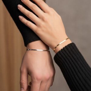 Couple Herringbone Bracelet By Zara Jewellers
